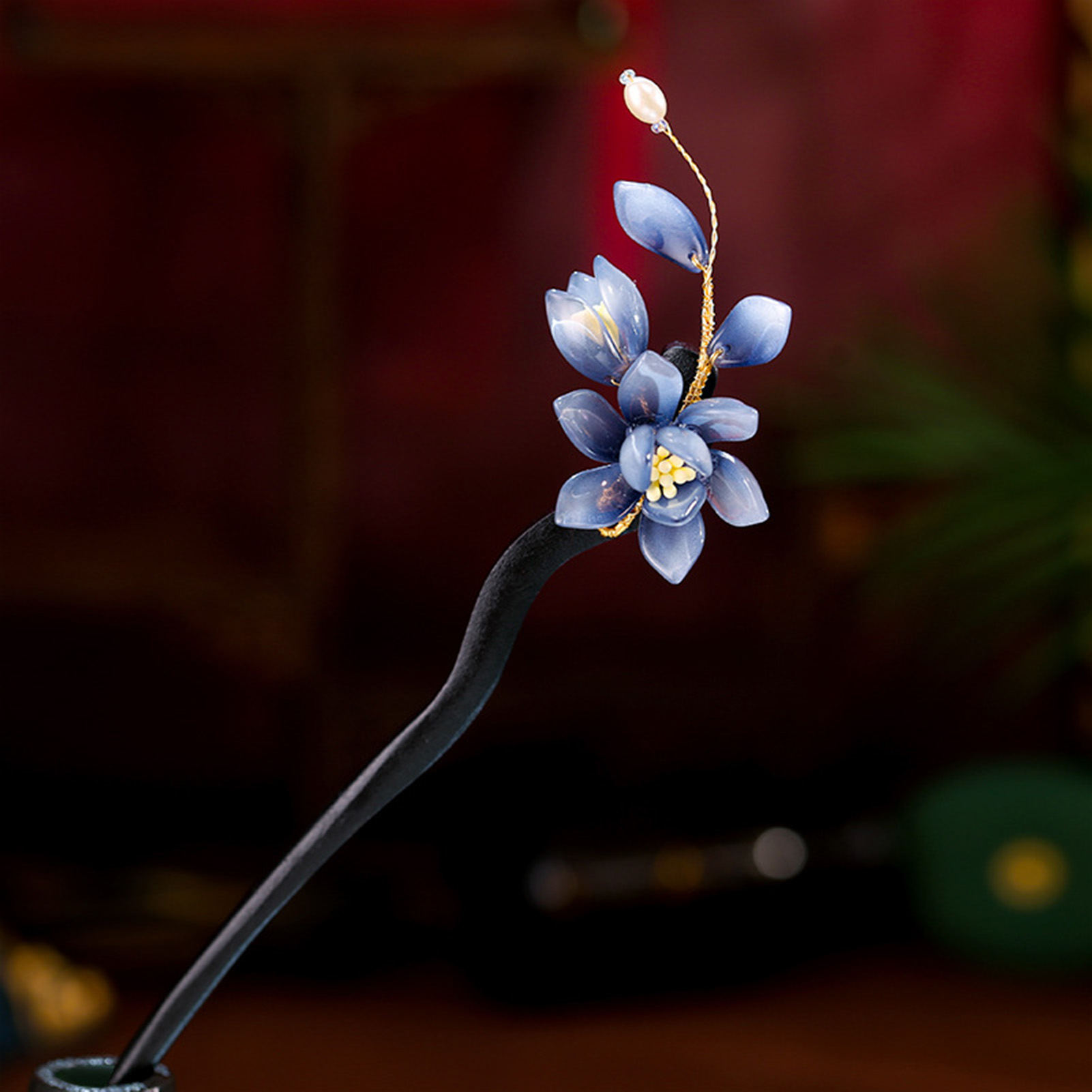 Hanbok Hair Pin - Wedding Hanfu Hairpin wood hair stick