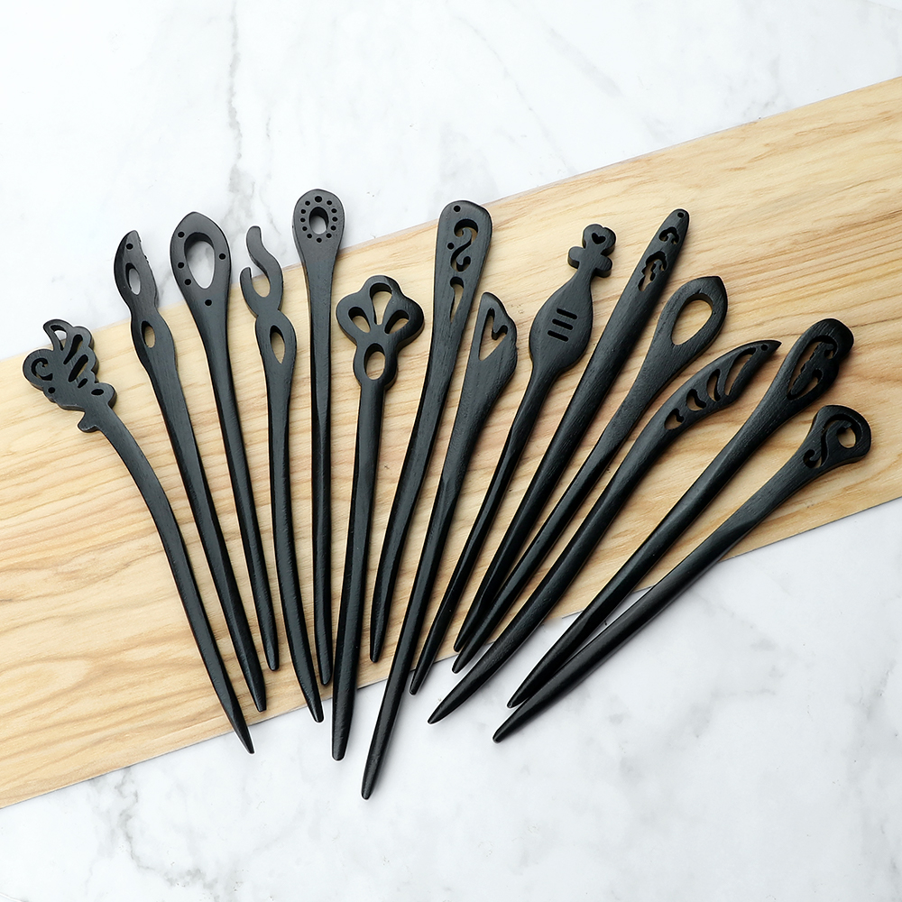 Hanbok Hair Pin - 16Style Chinese Wooden Hair Stick Traditional