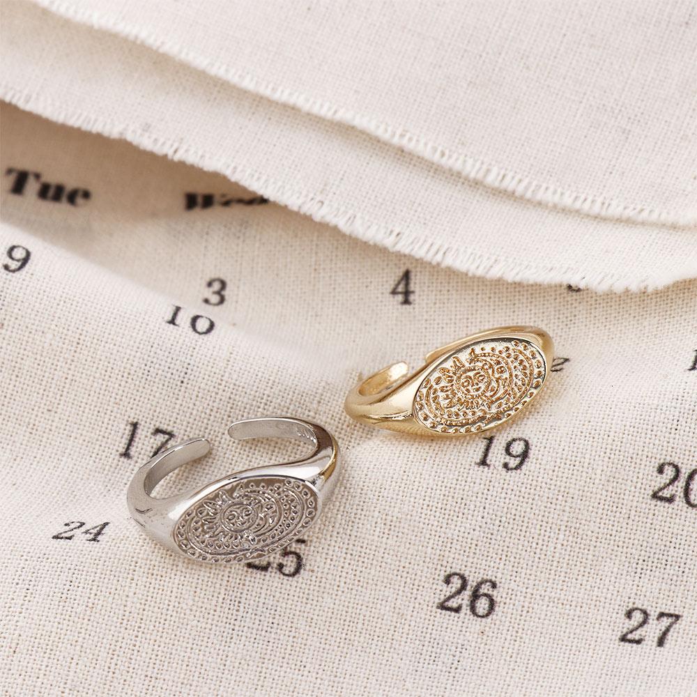 Minimalist Sun Moon Pattern Ri - Korean Women Lifestyle บทวิจารณ์และราคา