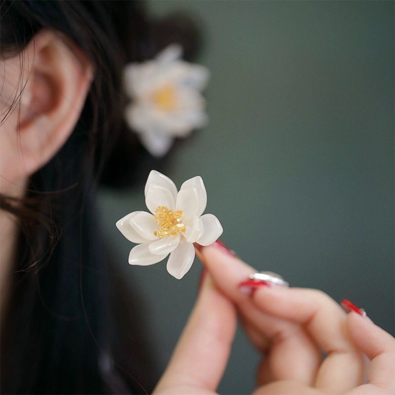 1Pair Vintage Hairpin Glazed F - Hanbok Hair Pin บทวิจารณ์และราคา
