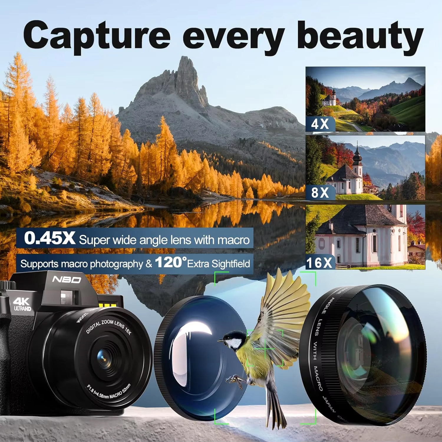 NBD S100F 48MP 4K Digital Came - Korean Lifestyle App บทวิจารณ์และราคา