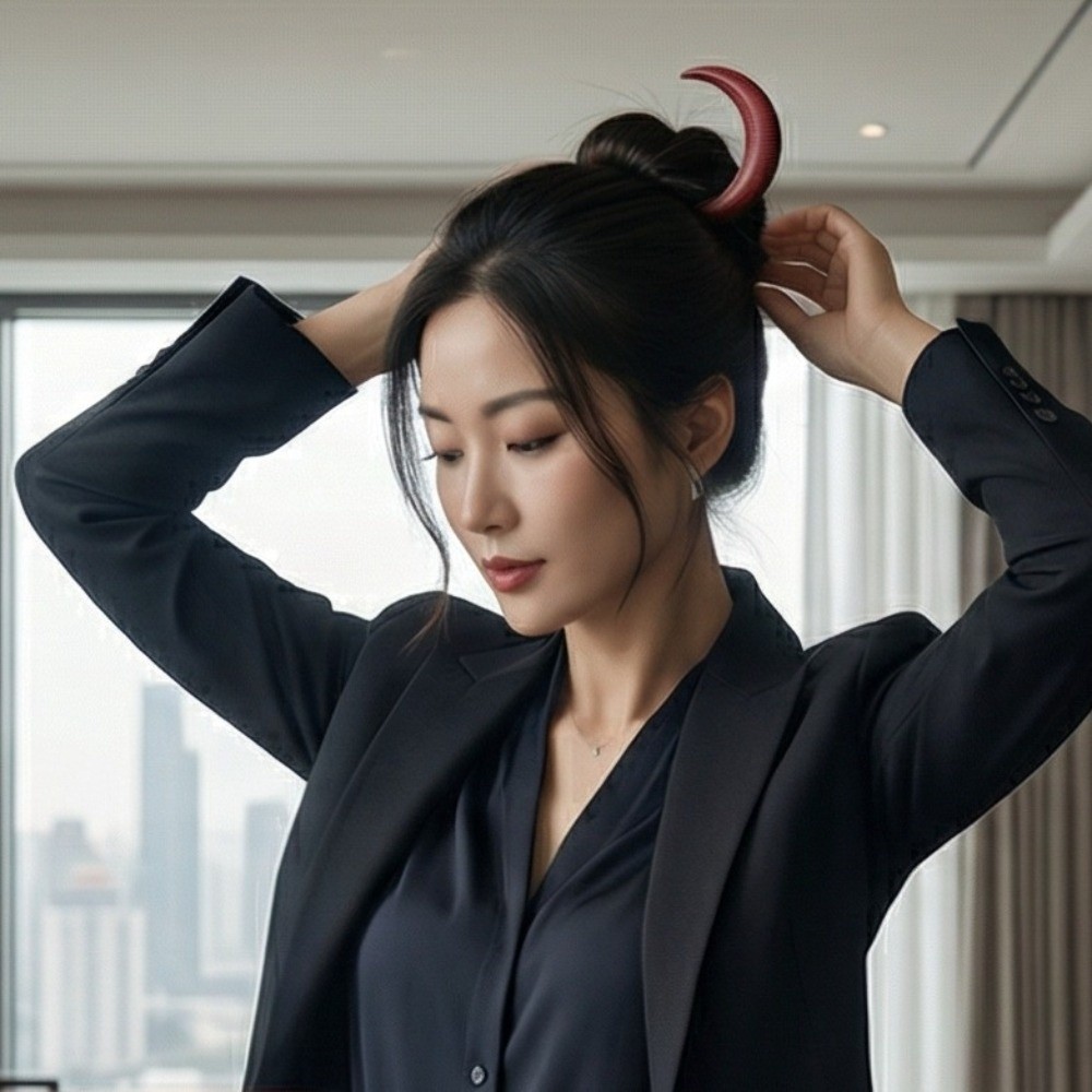 Fashion Elegant Crescent Hair  - Hanbok Hair Pin บทวิจารณ์และราคา