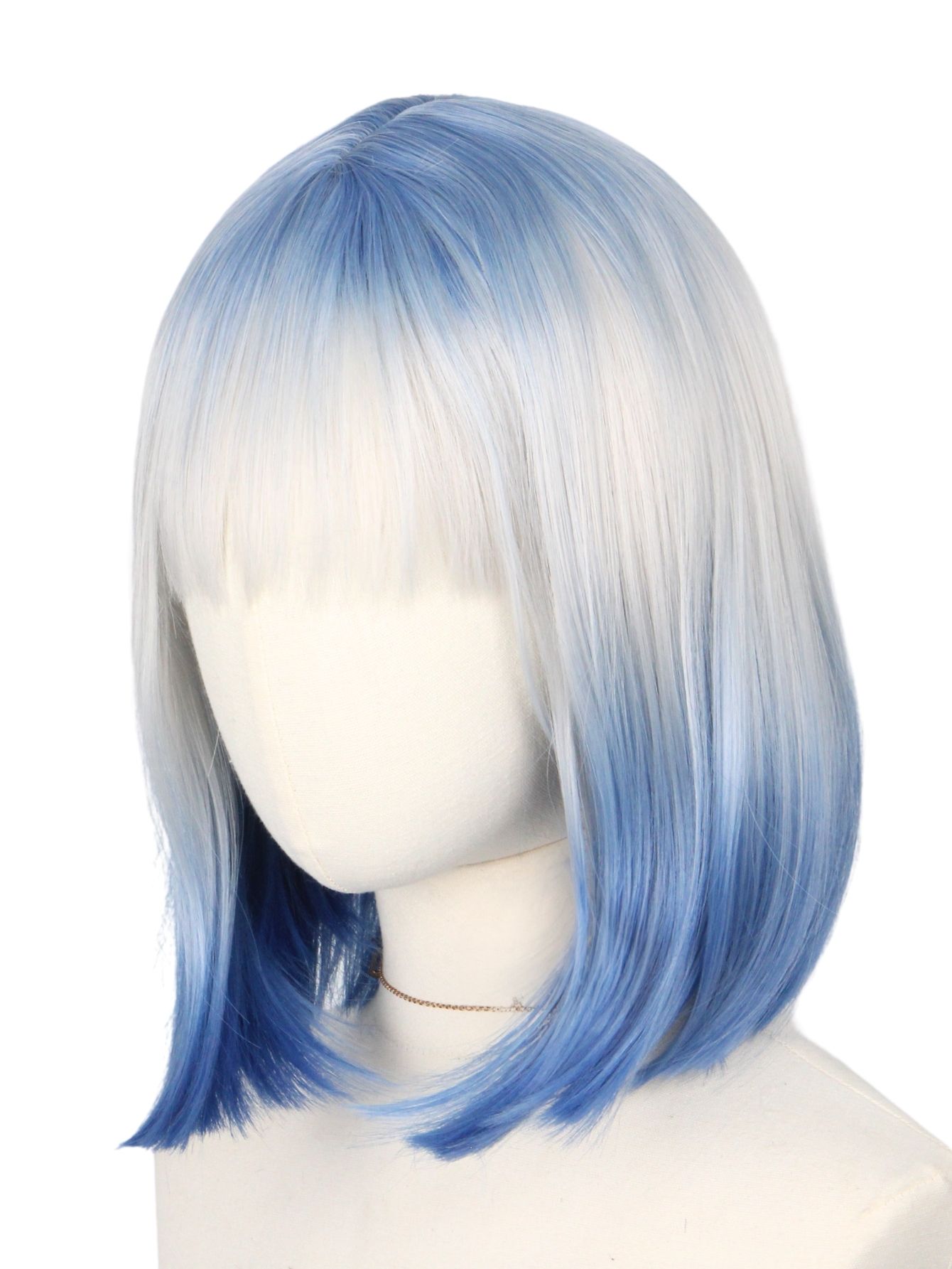 Blue and White Gradient Short  - Korean Women Lifestyle บทวิจารณ์และราคา