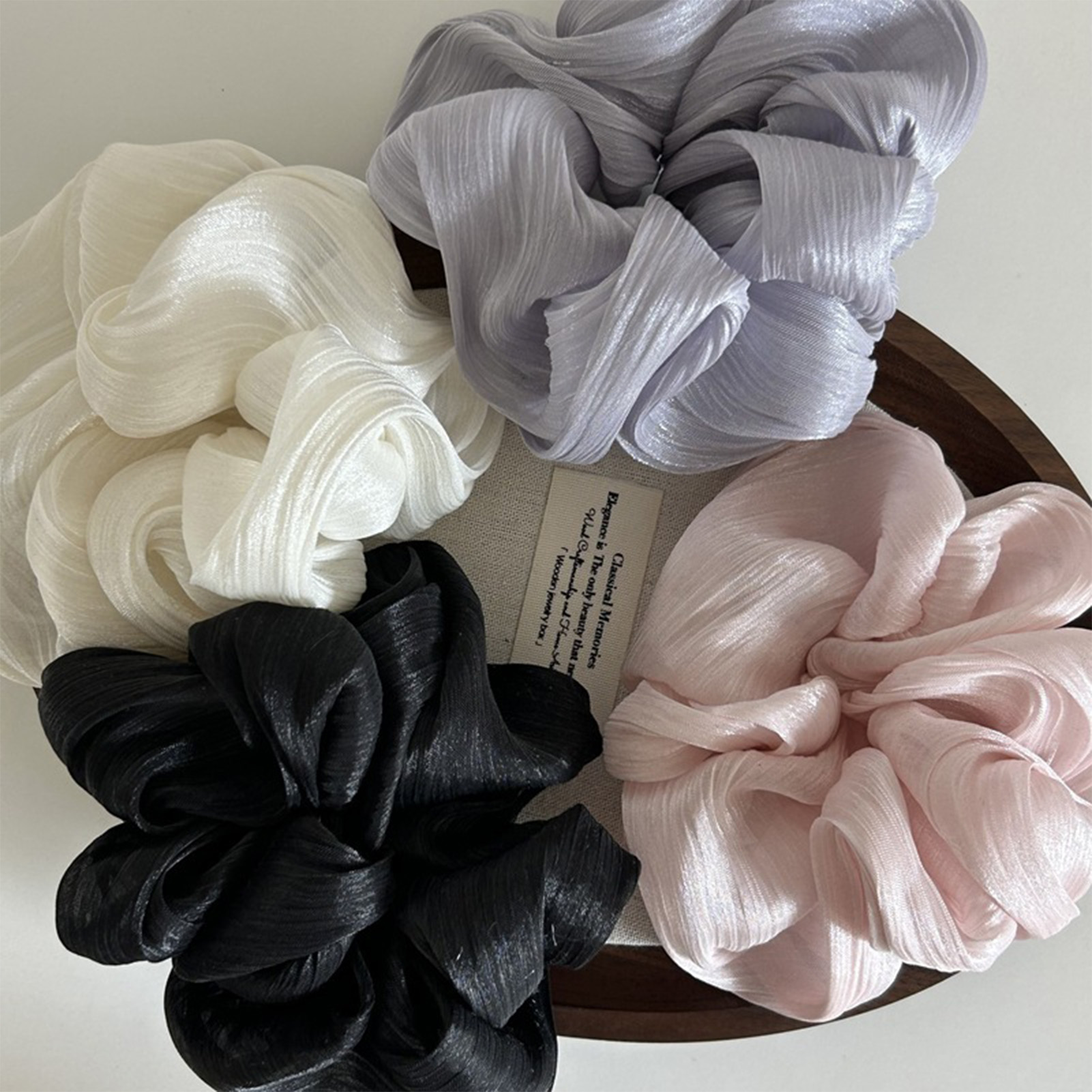 Korean-style Hair Tie Fashiona - Korean Women Lifestyle บทวิจารณ์และราคา