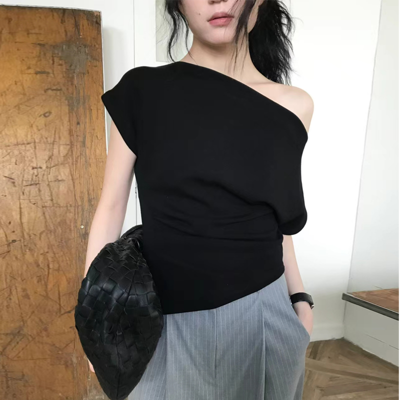 Elegant One-Shoulder Design Se - Korean Women Lifestyle บทวิจารณ์และราคา