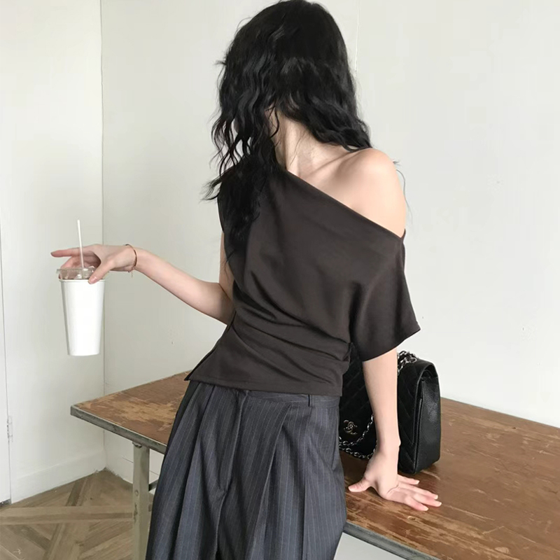 Elegant One-Shoulder Design Se - Korean Women Lifestyle บทวิจารณ์และราคา