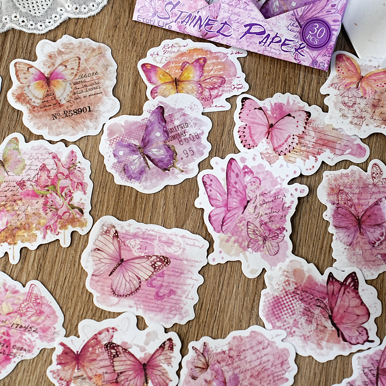 Etori Life Pink Watercolor But - Lifestyle Of Korean บทวิจารณ์และราคา