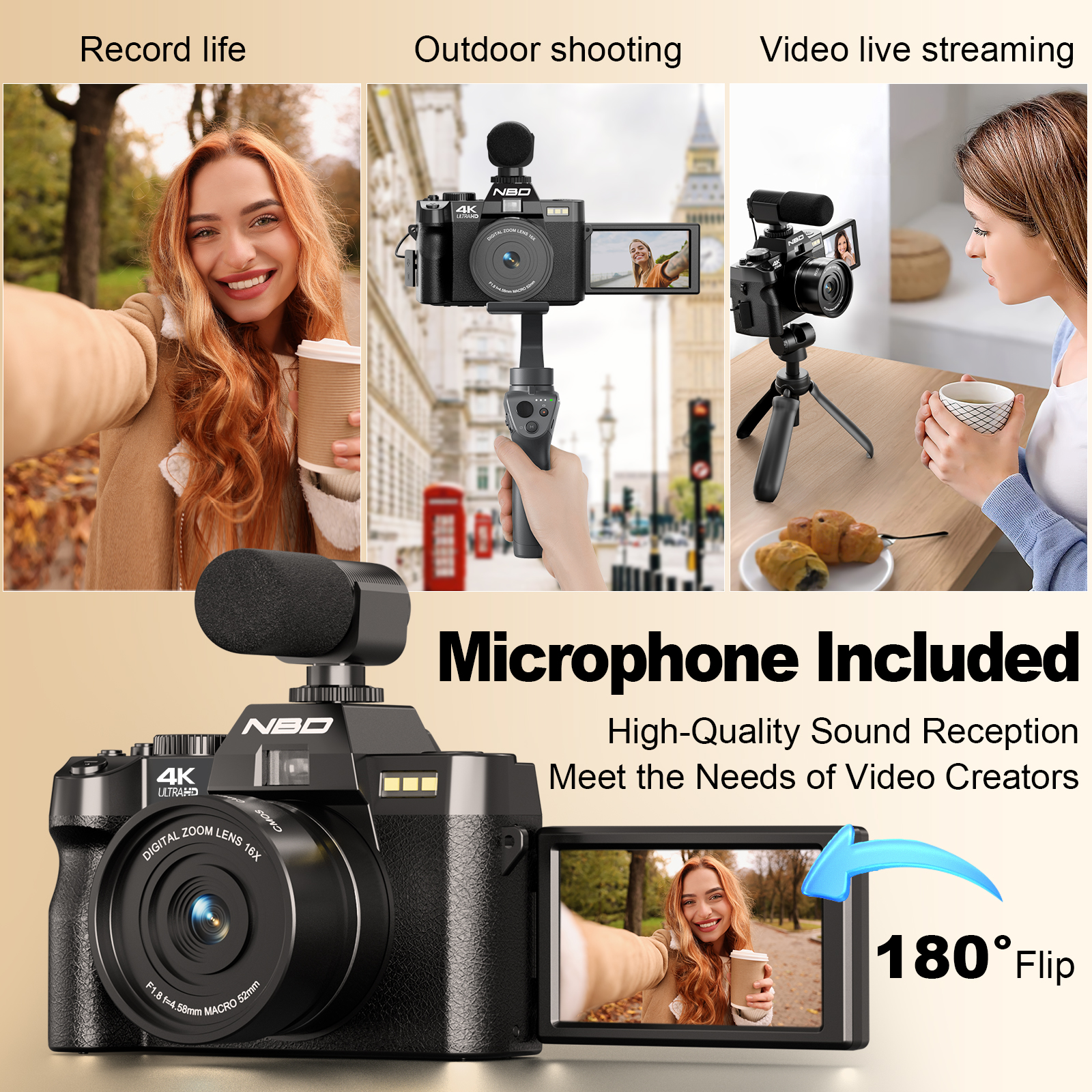 NBD S100F 48MP&4K Digital Came - Korean Lifestyle App บทวิจารณ์และราคา