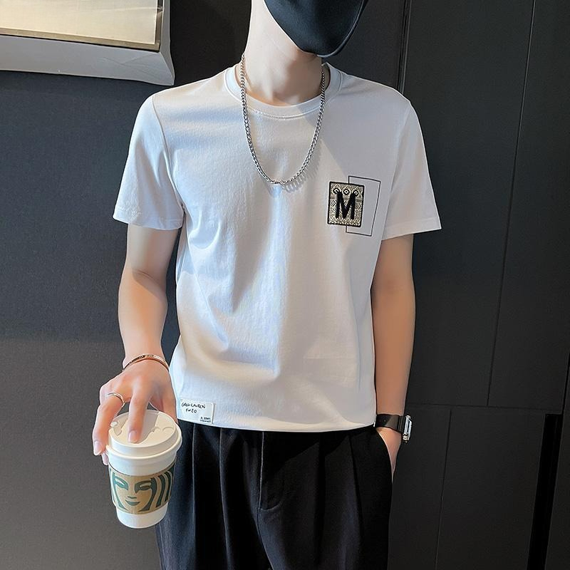 Trendy Men Short Sleeve Top Su - Korean Daily Lifestyle บทวิจารณ์และราคา