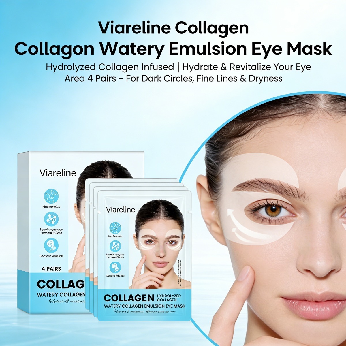 Collagen Eye Patches Reduce Fi - Sheet Mask Collagen บทวิจารณ์และราคา