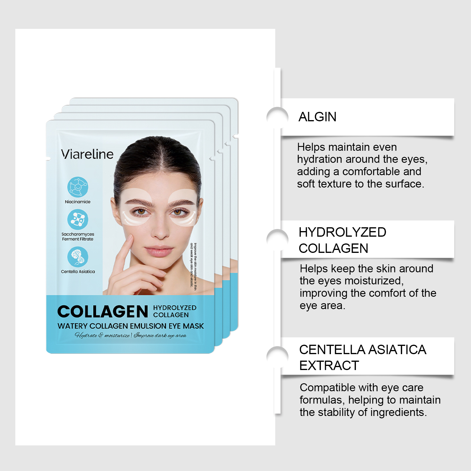 Collagen Eye Patches Reduce Fi - Sheet Mask Collagen บทวิจารณ์และราคา