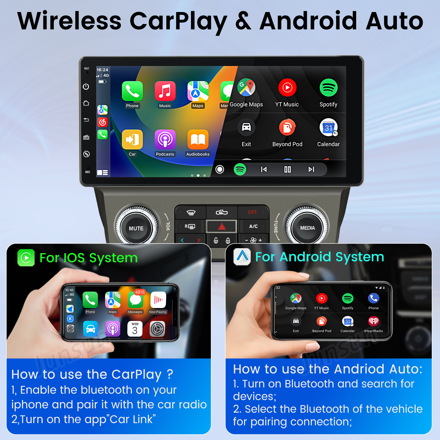 Junsun AI Voice Car Stereo Rad - Korean Lifestyle In Hindi บทวิจารณ์และราคา