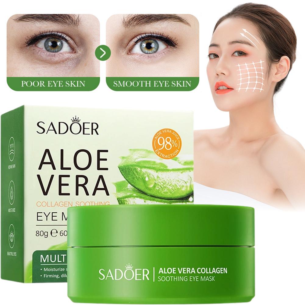 60pcs Aloe Vera Collagen Under - Sheet Mask Collagen บทวิจารณ์และราคา