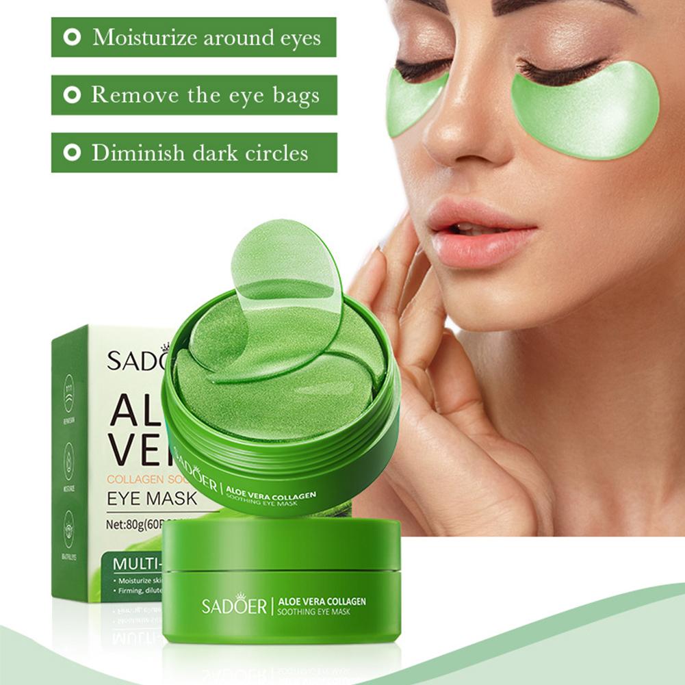 60pcs Aloe Vera Collagen Under - Sheet Mask Collagen บทวิจารณ์และราคา
