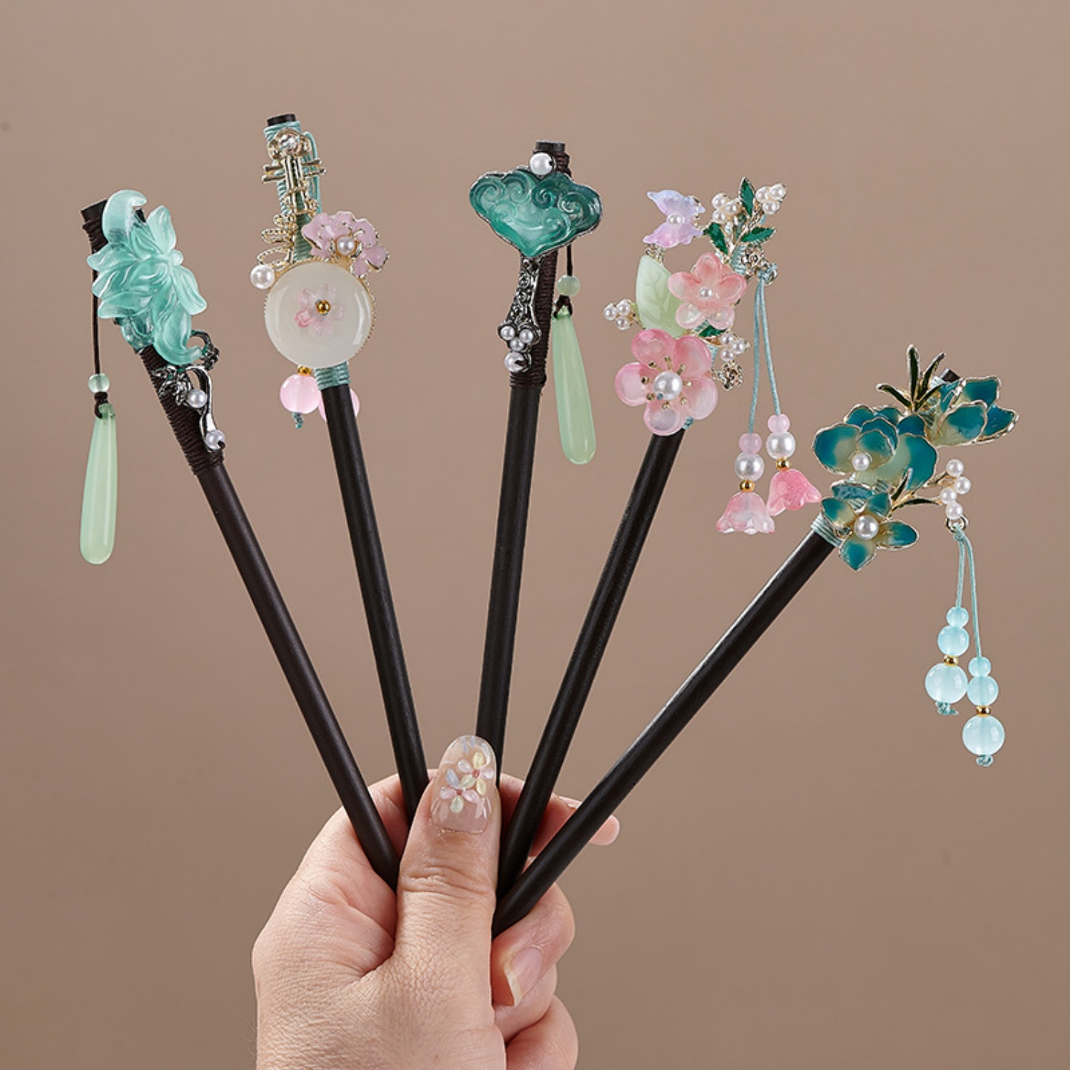 Vintage Flower Hairpin For Wom - Hanbok Hair Pin บทวิจารณ์และราคา