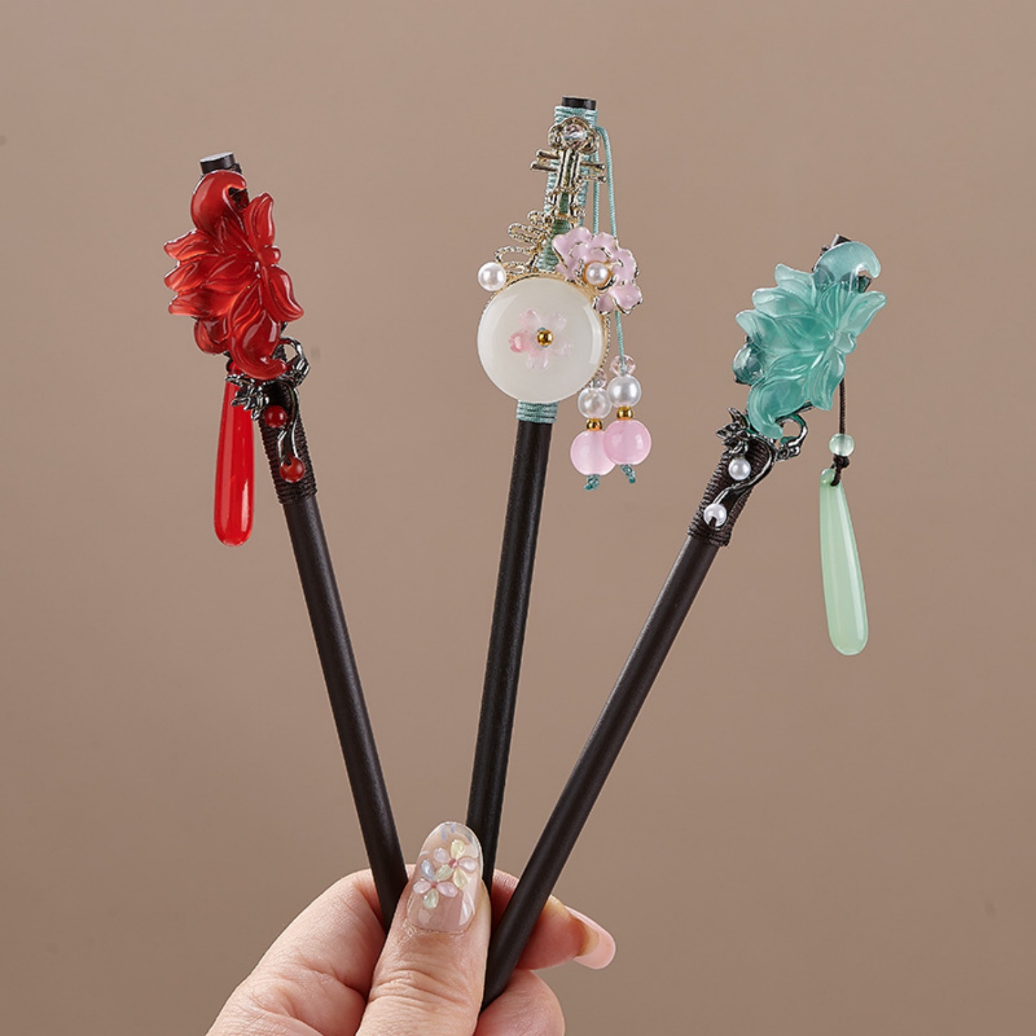 Vintage Flower Hairpin For Wom - Hanbok Hair Pin บทวิจารณ์และราคา