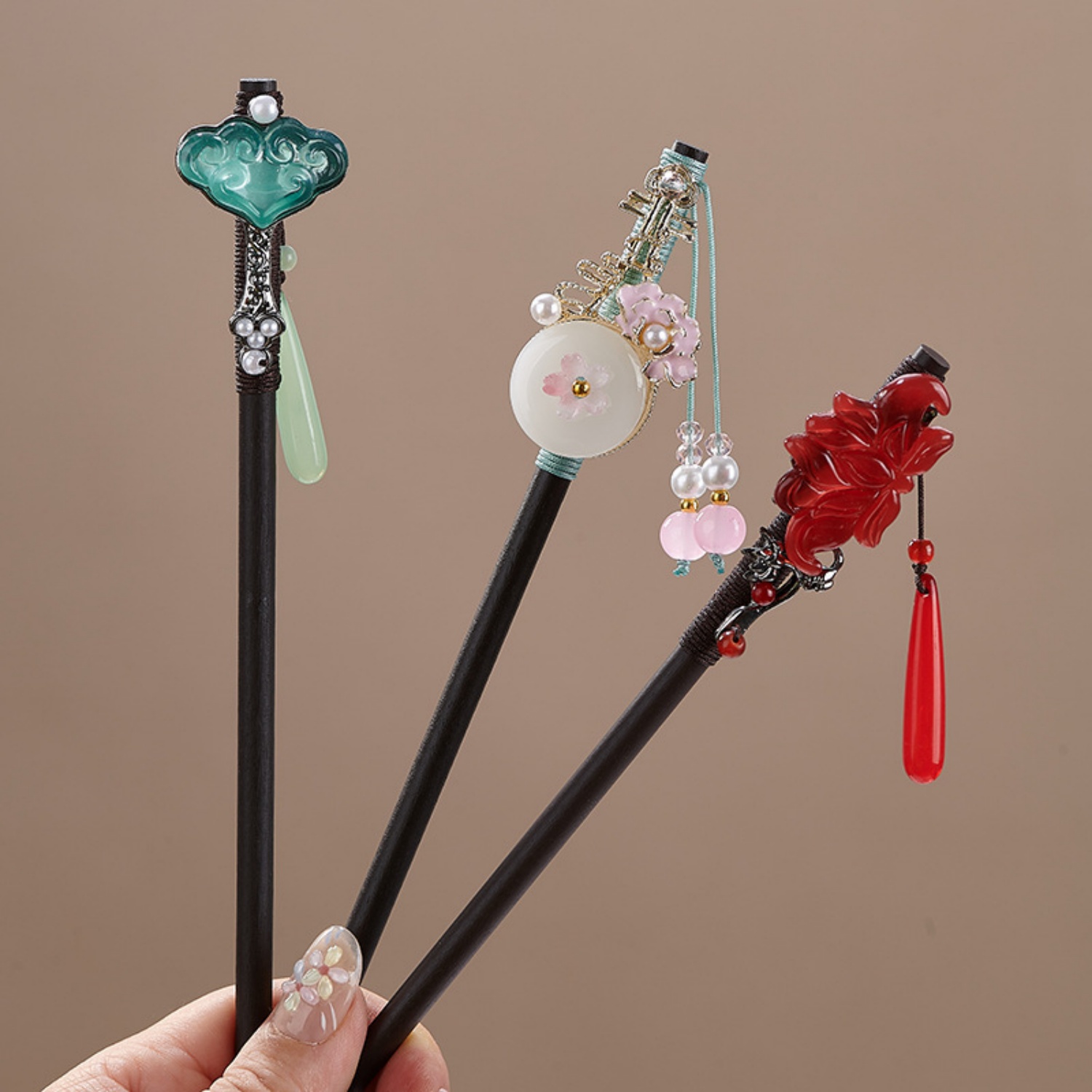 Vintage Flower Hairpin For Wom - Hanbok Hair Pin บทวิจารณ์และราคา