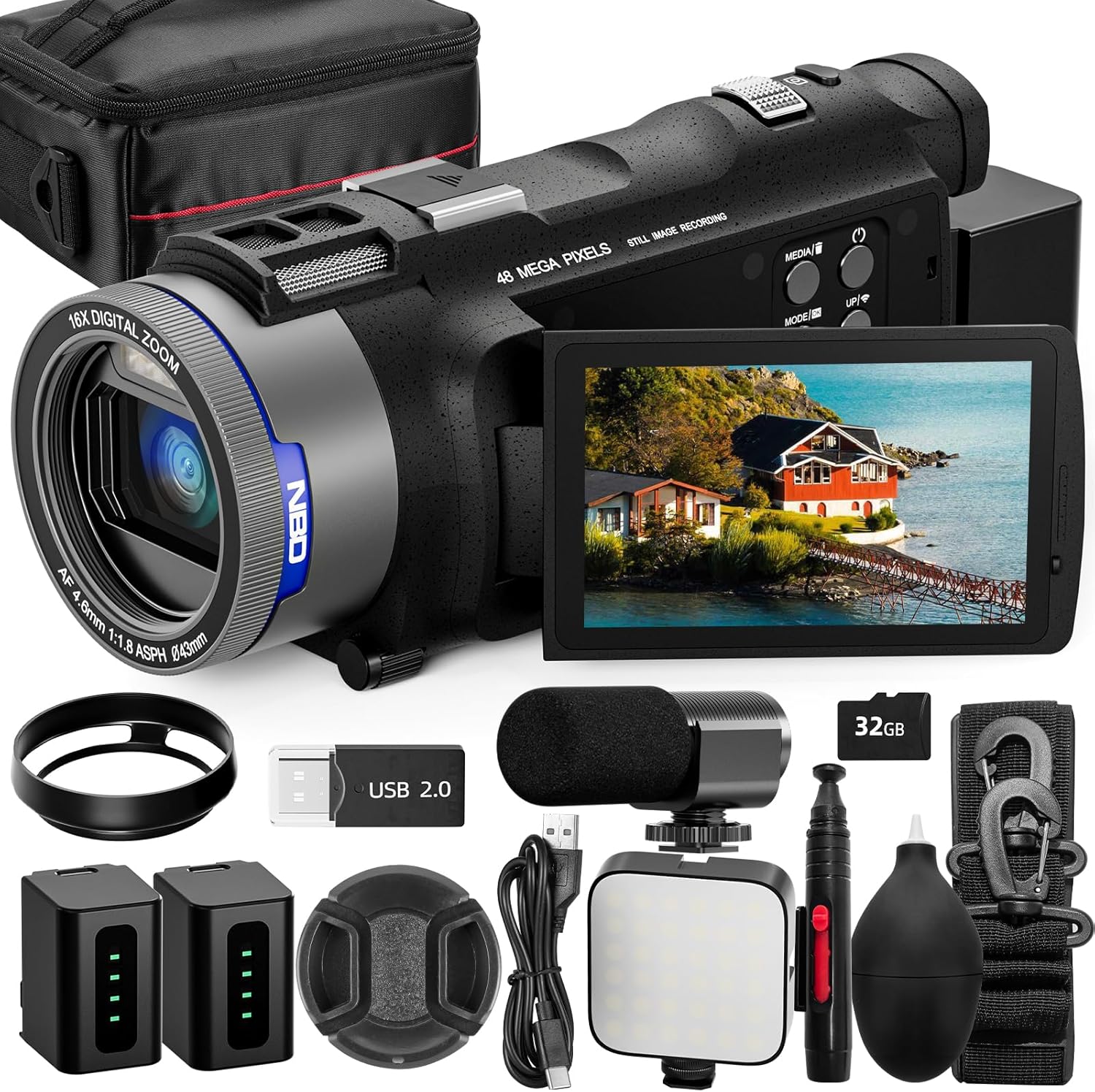 NBD 4K Camcorder Video Camera  - Korean Lifestyle App บทวิจารณ์และราคา