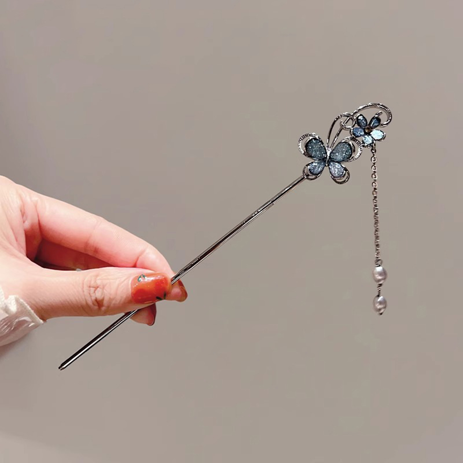 Butterfly Tassel Hairpin Hair  - Hanbok Hair Pin บทวิจารณ์และราคา