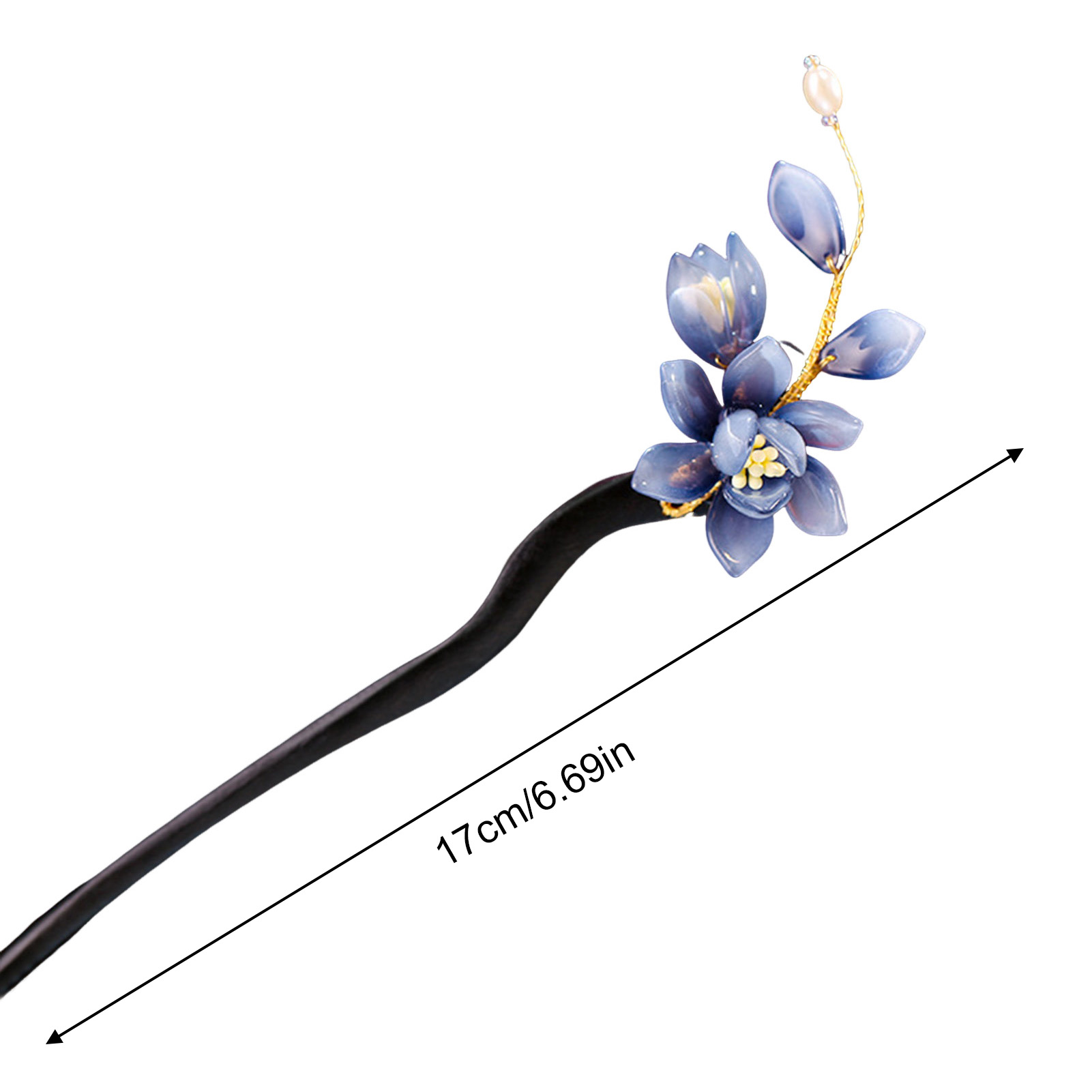 Wedding Hanfu Hairpin wood hai - Hanbok Hair Pin บทวิจารณ์และราคา