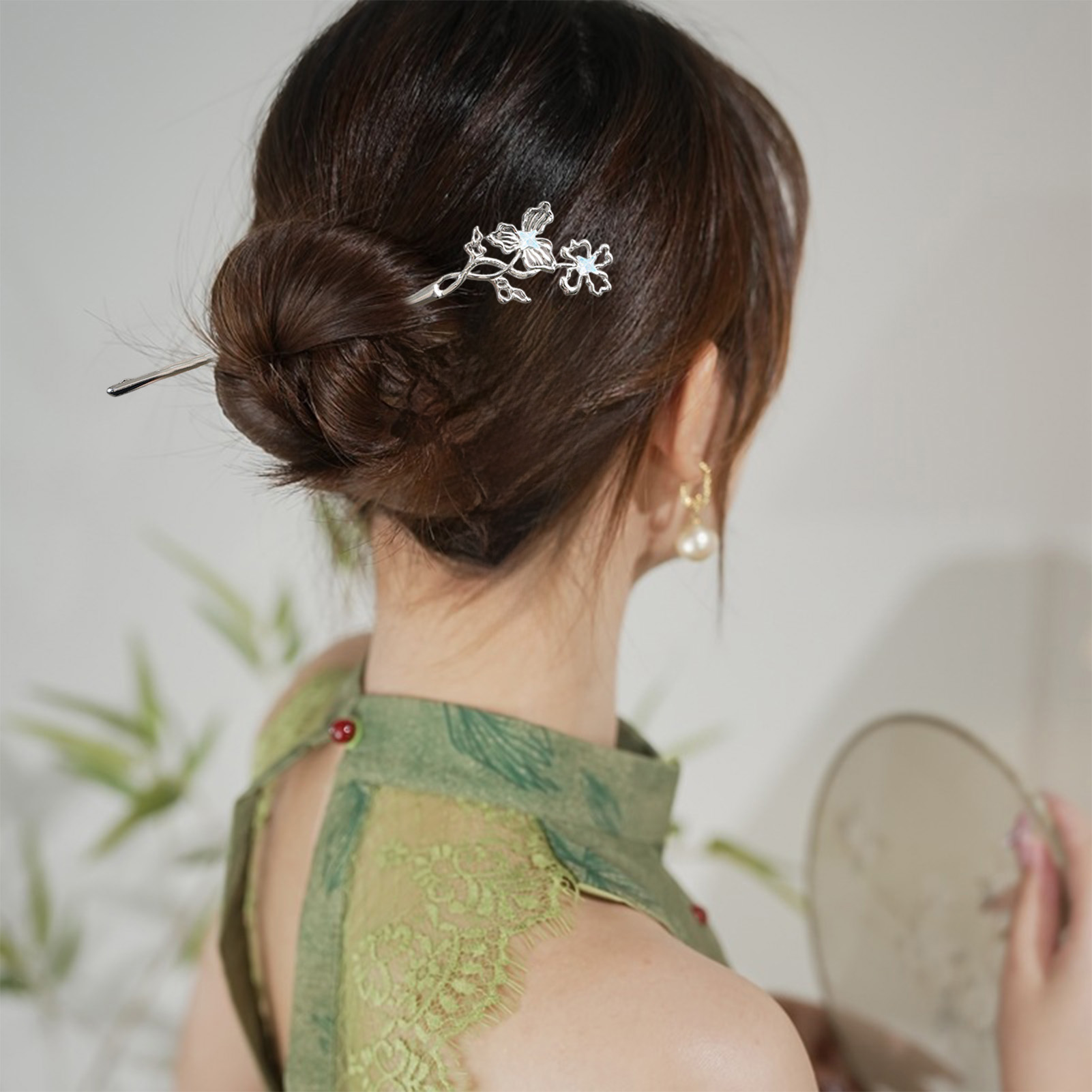 Metal Butterfly Hair Sticks Ch - Hanbok Hair Pin บทวิจารณ์และราคา