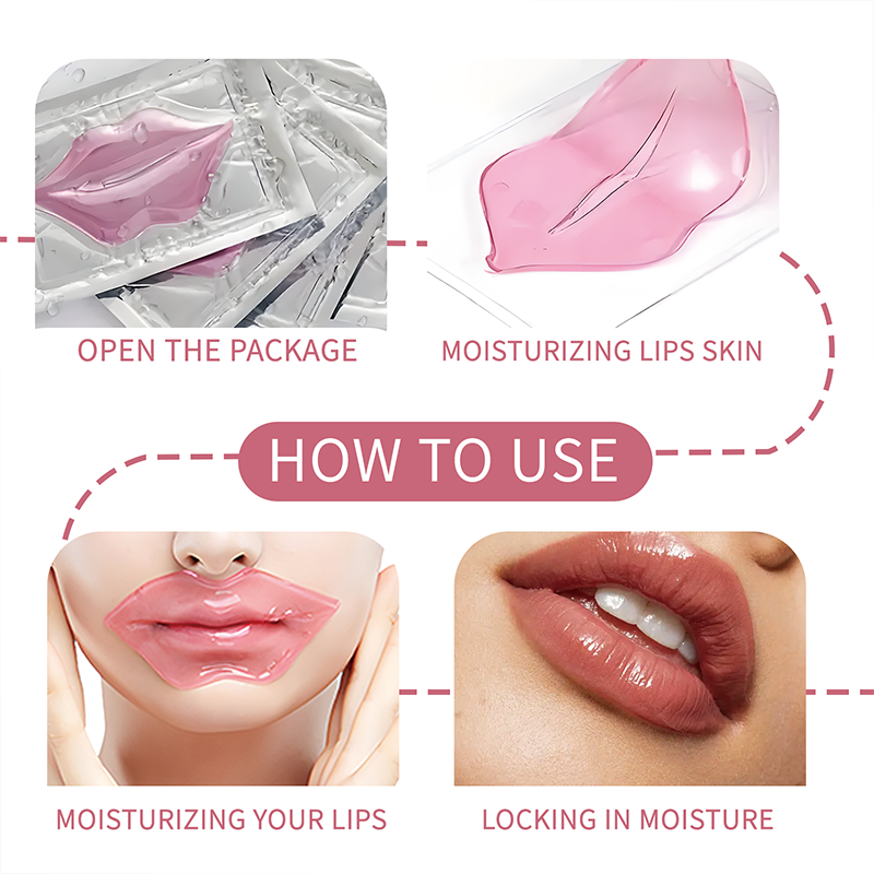 20Pcs/Box Pink Lips Masks Shee - Sheet Mask Collagen บทวิจารณ์และราคา