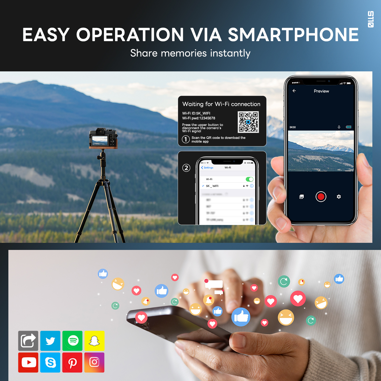 NBD 5K 48MP Digital Cameras fo - Korean Lifestyle App บทวิจารณ์และราคา