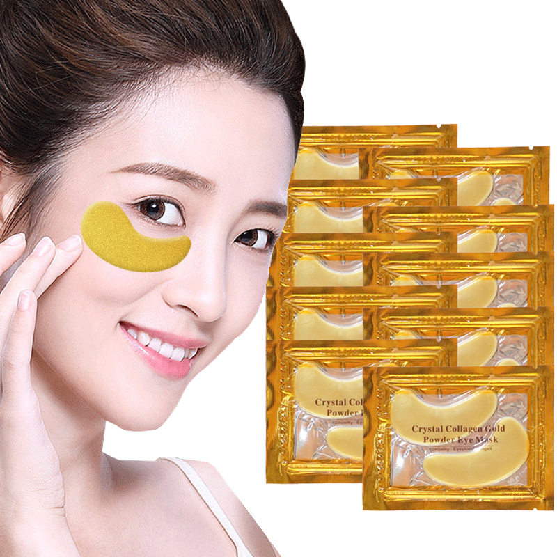 5/10/20/30 Pairs Crystal Gold  - Sheet Mask Collagen บทวิจารณ์และราคา