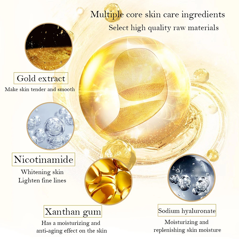 5/10/20/30 Pairs Crystal Gold  - Sheet Mask Collagen บทวิจารณ์และราคา