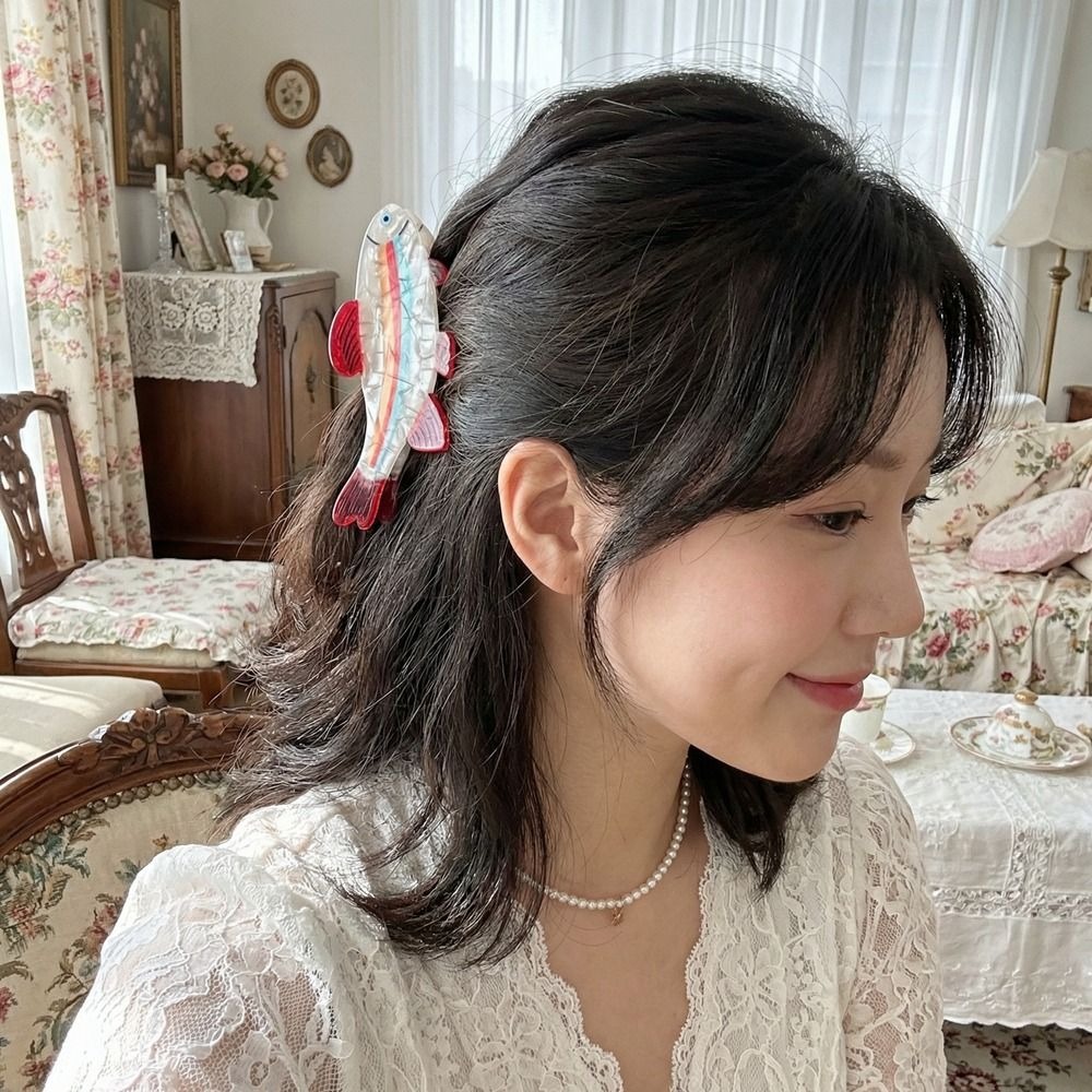 Hairpin Ocean Animal Hair Claw - Korean Women Lifestyle บทวิจารณ์และราคา