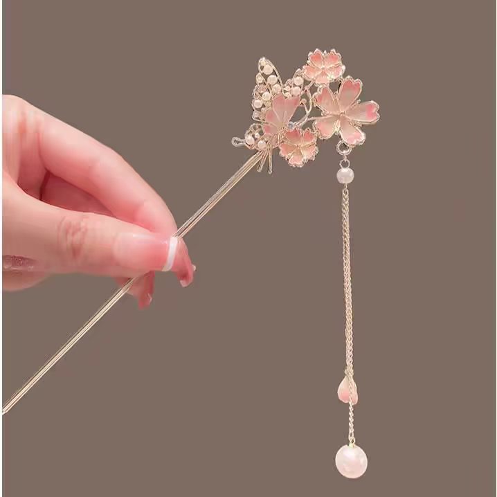 Sakura Hairpin with a High-End - Hanbok Hair Pin บทวิจารณ์และราคา