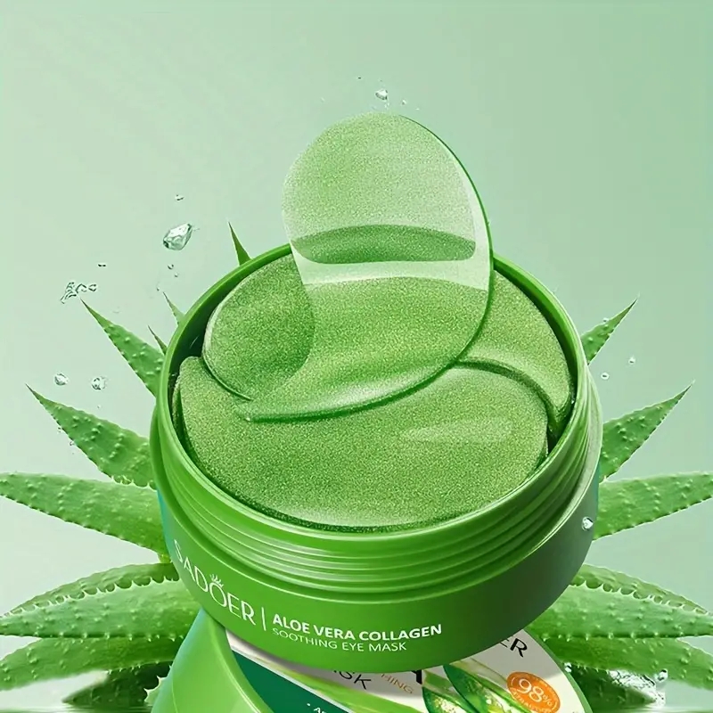 60 Pieces of Aloe Vera Collage - Sheet Mask Collagen บทวิจารณ์และราคา