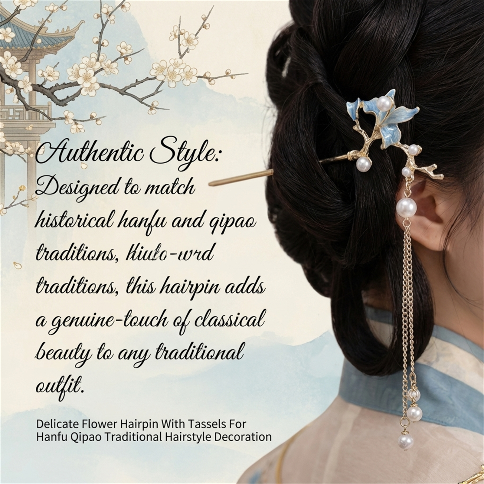 New Chinese Style Antique Hair - Hanbok Hair Pin บทวิจารณ์และราคา