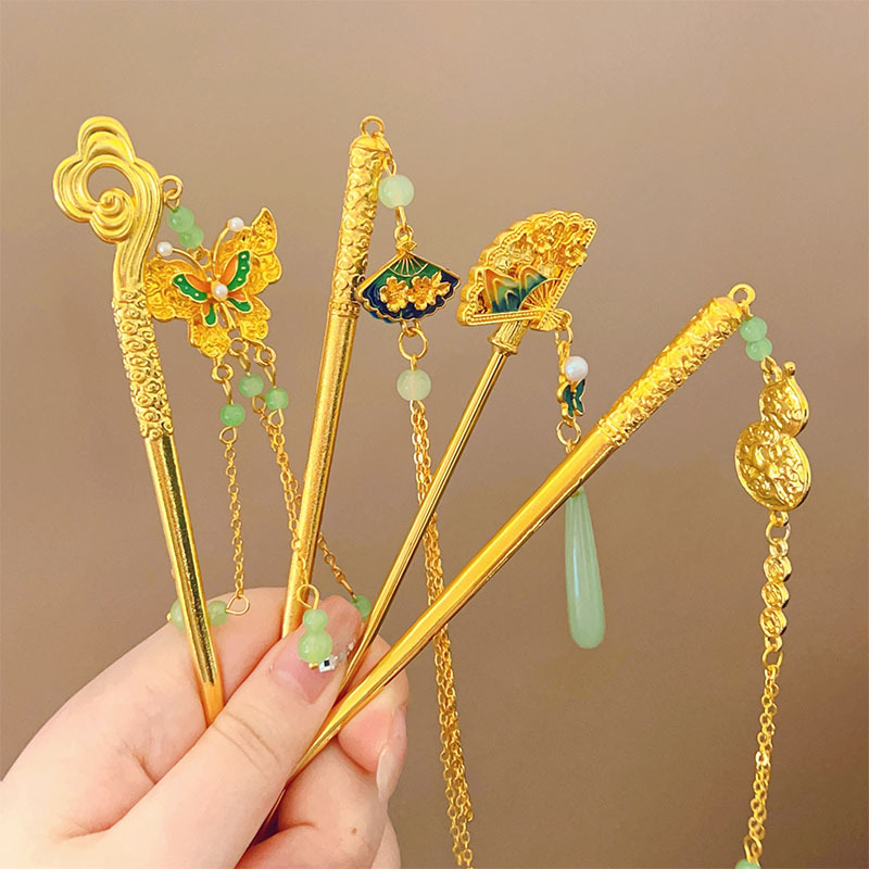 New Chinese style ancient meth - Hanbok Hair Pin บทวิจารณ์และราคา