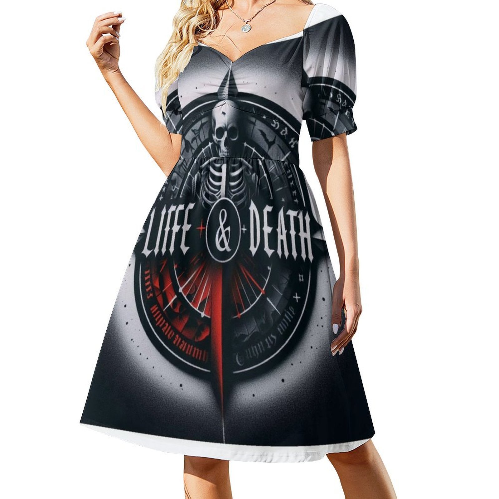 Death Korean Style Casual Dres - Korean Lifestyle บทวิจารณ์และราคา