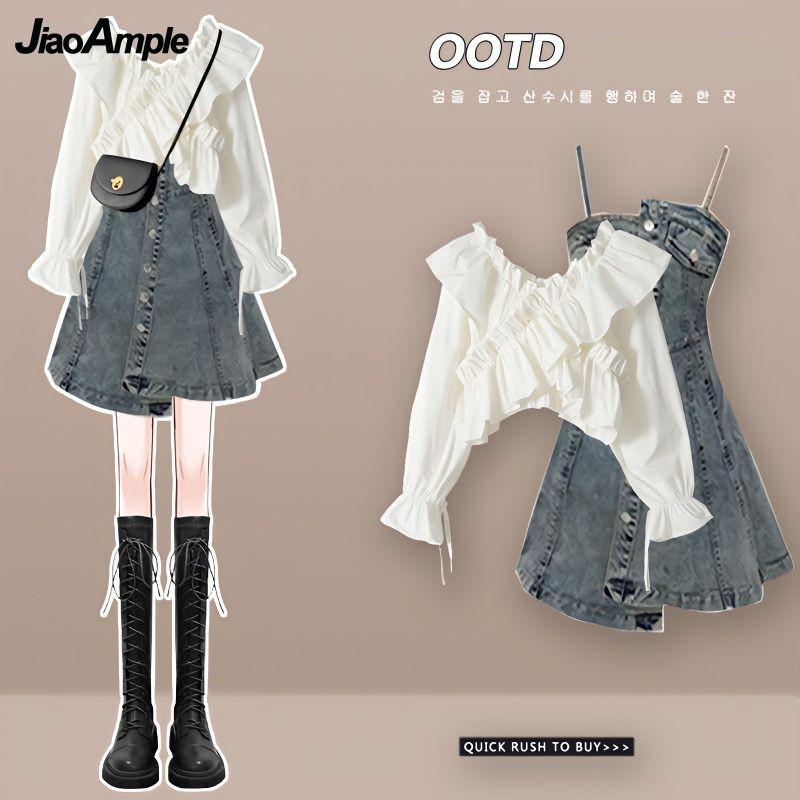 Women's Dress Set 2026 Spring  - Korean Lifestyle บทวิจารณ์และราคา