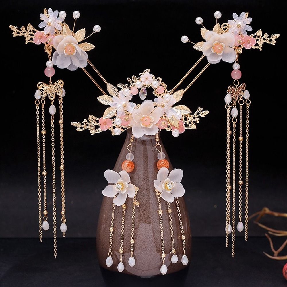Ancient Hanfu Headdress Fairy  - Hanbok Hair Pin บทวิจารณ์และราคา