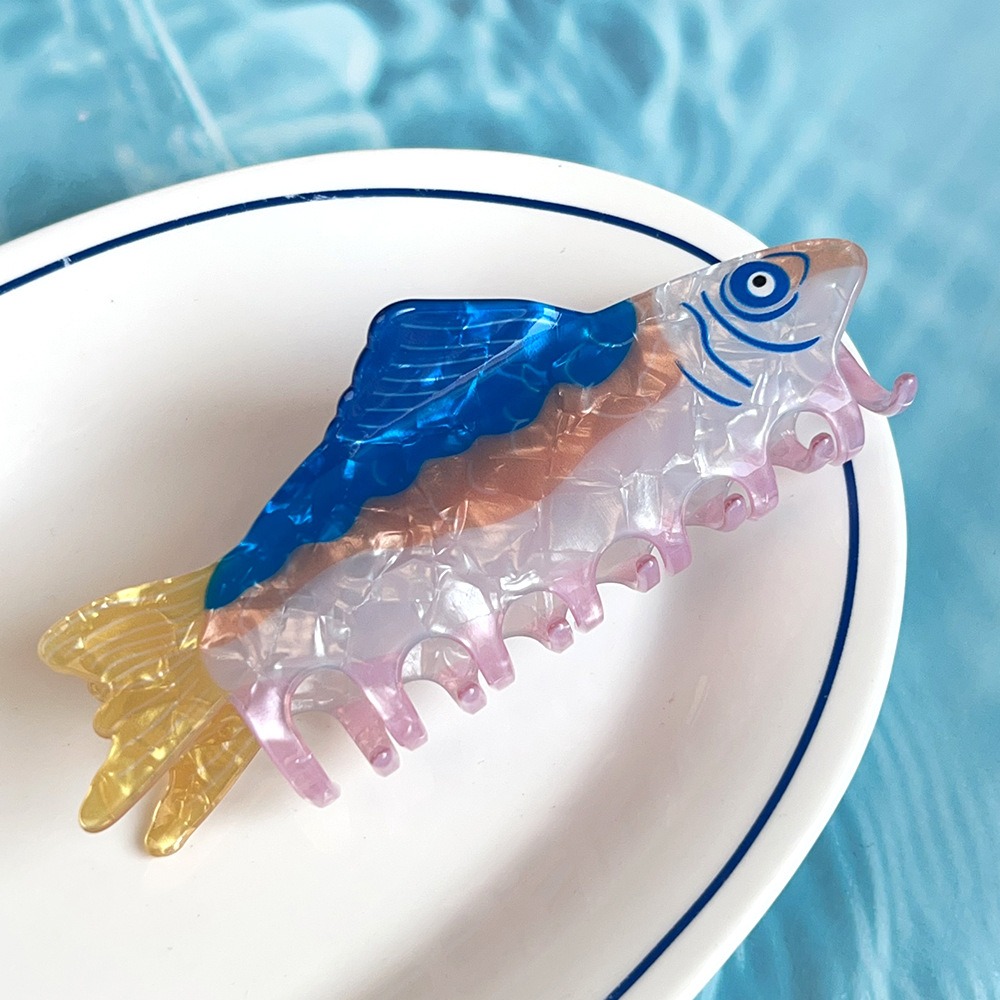 Hairpin Ocean Animal Hair Claw - Korean Women Lifestyle บทวิจารณ์และราคา