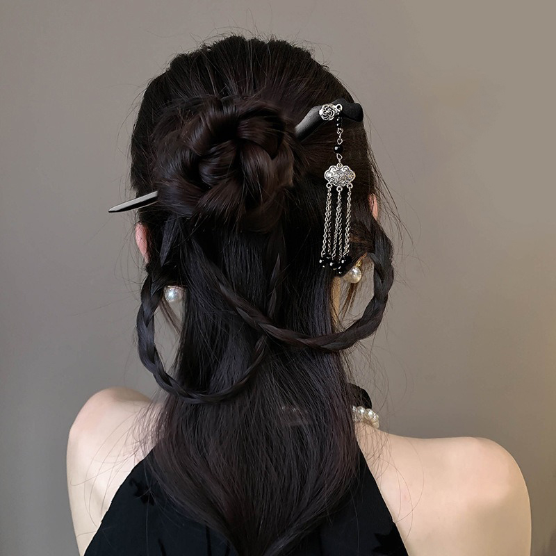 1pc Chinese Ancient Style Ink  - Hanbok Hair Pin บทวิจารณ์และราคา