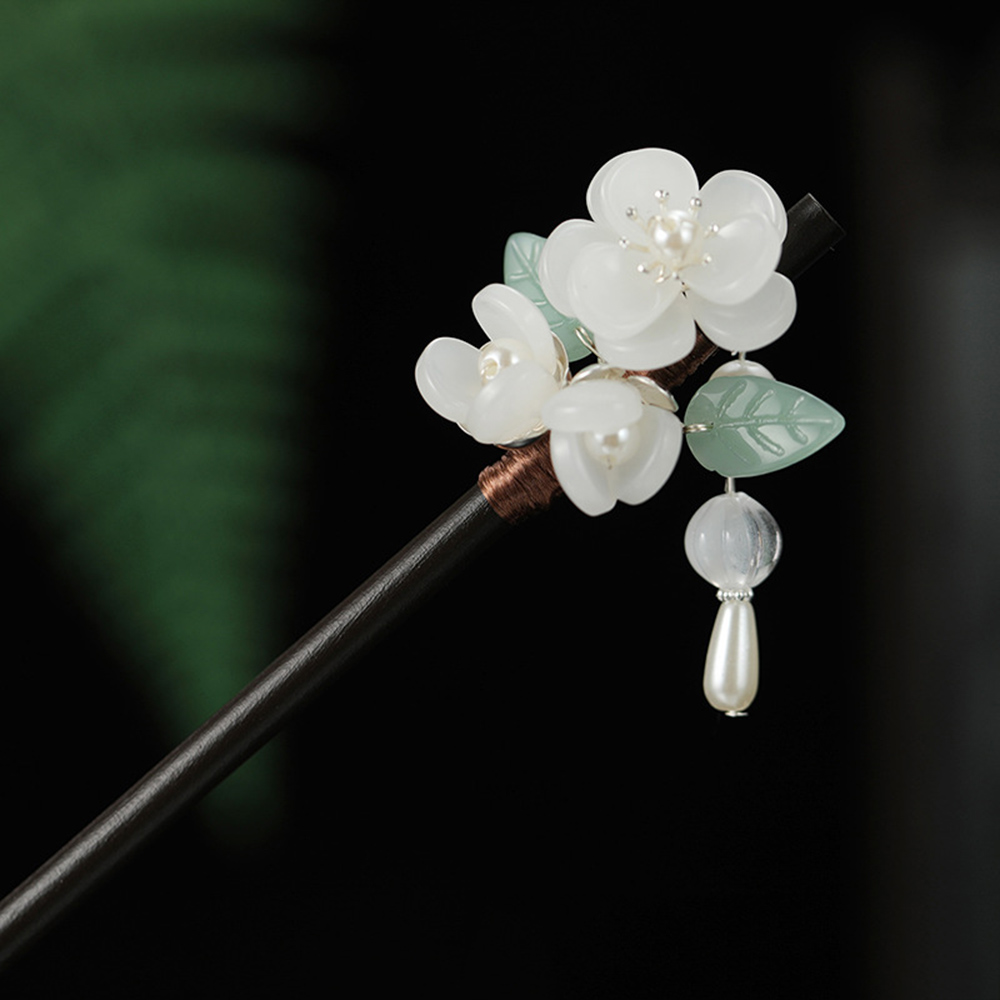 Retro Flower Hairpin With Pear - Hanbok Hair Pin บทวิจารณ์และราคา