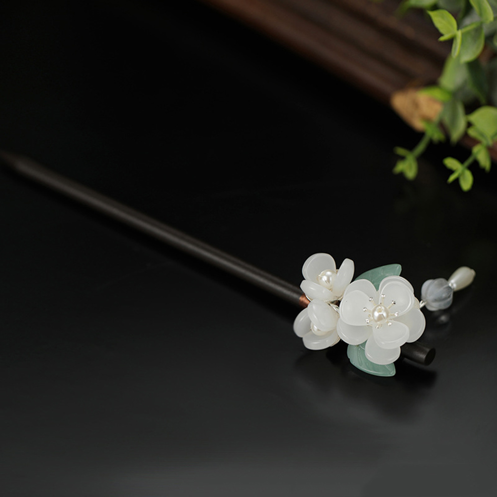 Retro Flower Hairpin With Pear - Hanbok Hair Pin บทวิจารณ์และราคา