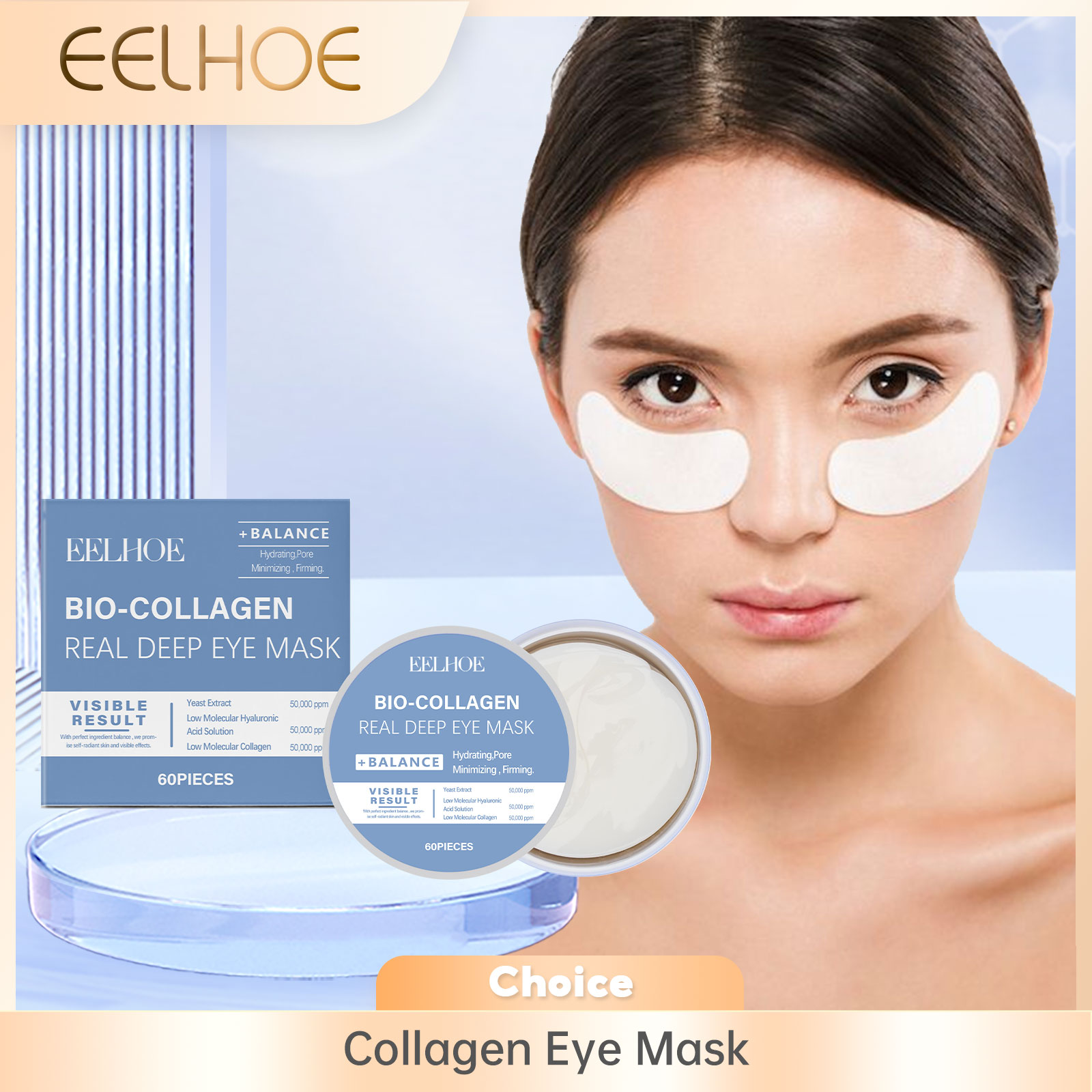 EELHOE Collagen Eye Mask Anti  - Sheet Mask Collagen บทวิจารณ์และราคา